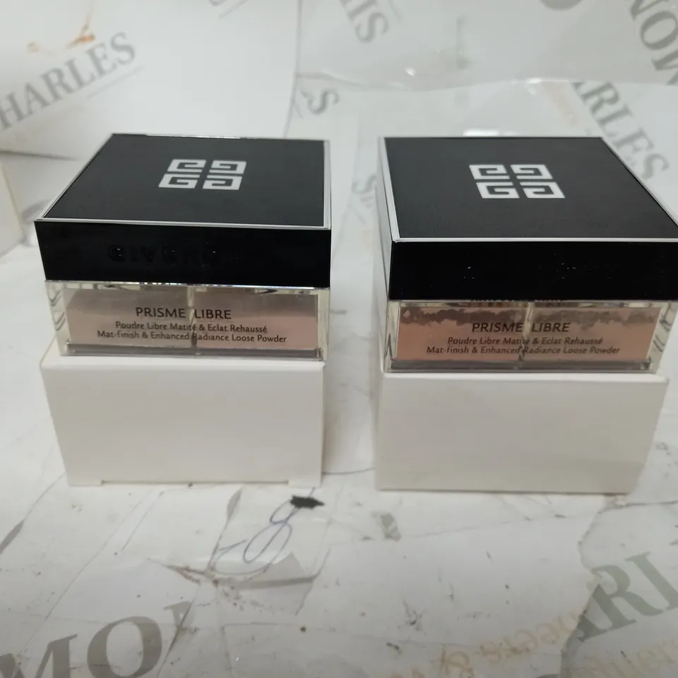 BOX OF APPROXIMATELY 20 JARS OF GIVENCHY PRISME LIBRE MATT FINISH AND ENHANCED RADIANCE LOOSE POWDER