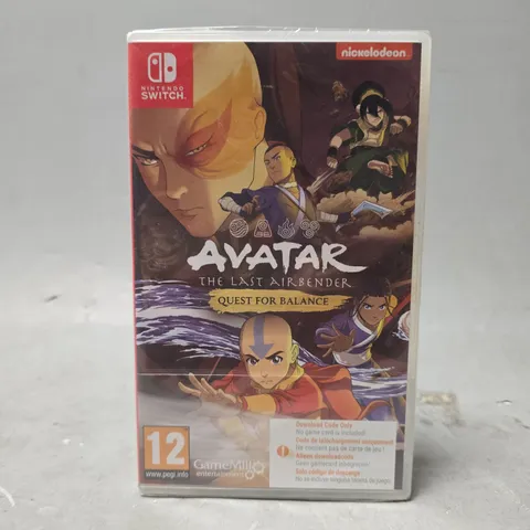 SEALED NINTENDO SWITCH GAME AVATAR THE LAST AIRBENDER QUEST FOR BALANCE 