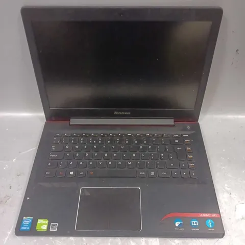 LENOVO U41-70 LAPTOP IN RED