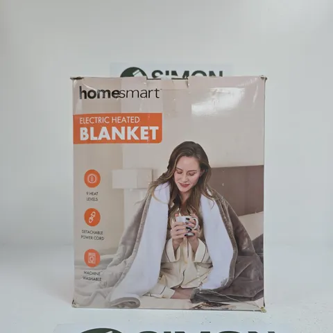 HOMESMART ELECTRIC HEATED BLANKET β BOXED