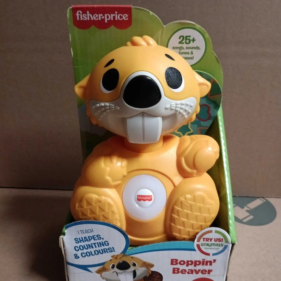 FISHER-PRICE BOPPIN' BEAVER BABY TOY 