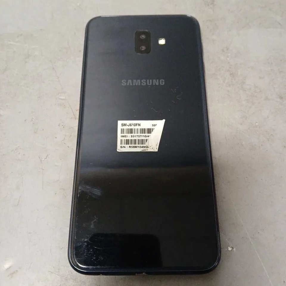 SAMSUNG GALAXY J6+ SMARTPHONE IN BLACK