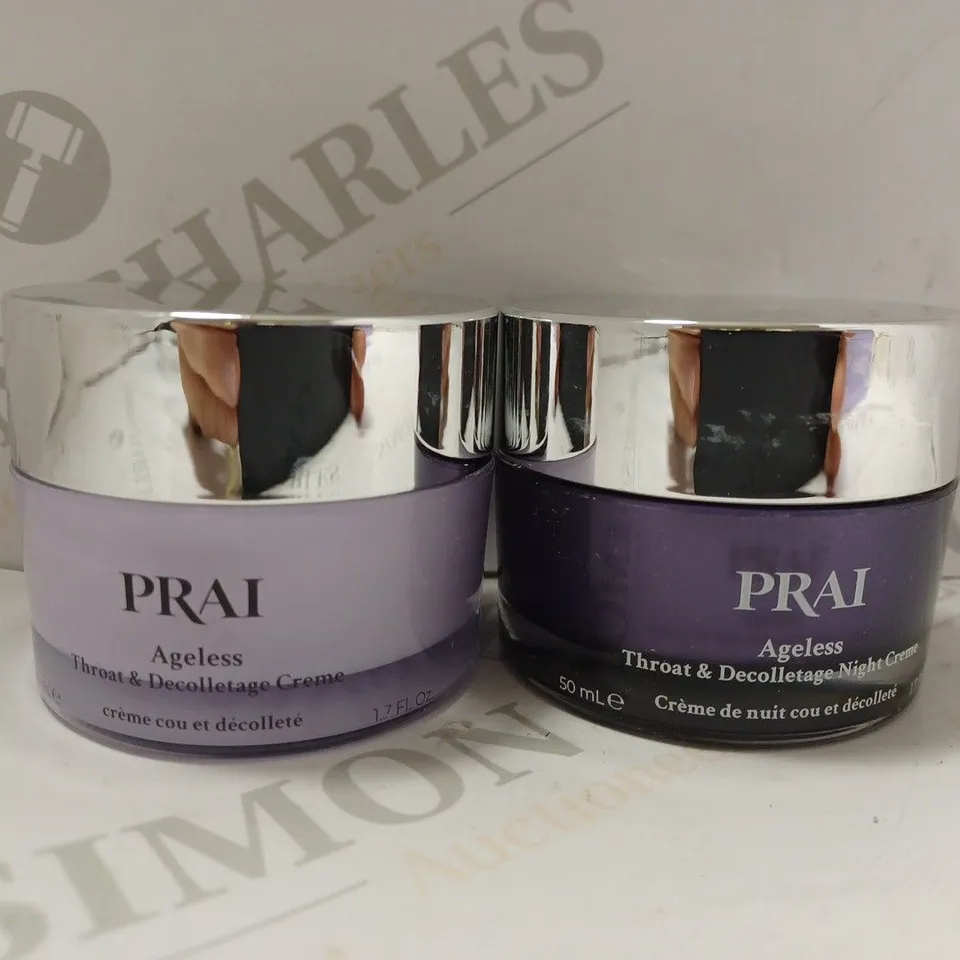 PRAI AGELESS THROAT & DECOLLETAGE DAY & NIGHT DUO