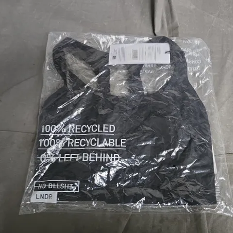 BAGGED LDNR LOCKED & LOADED BEACH PERFECT TOP IN BLACK - UK 34F