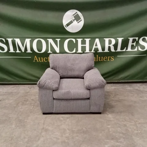 AMALFI FABRIC ARMCHAIR - CHARCOAL