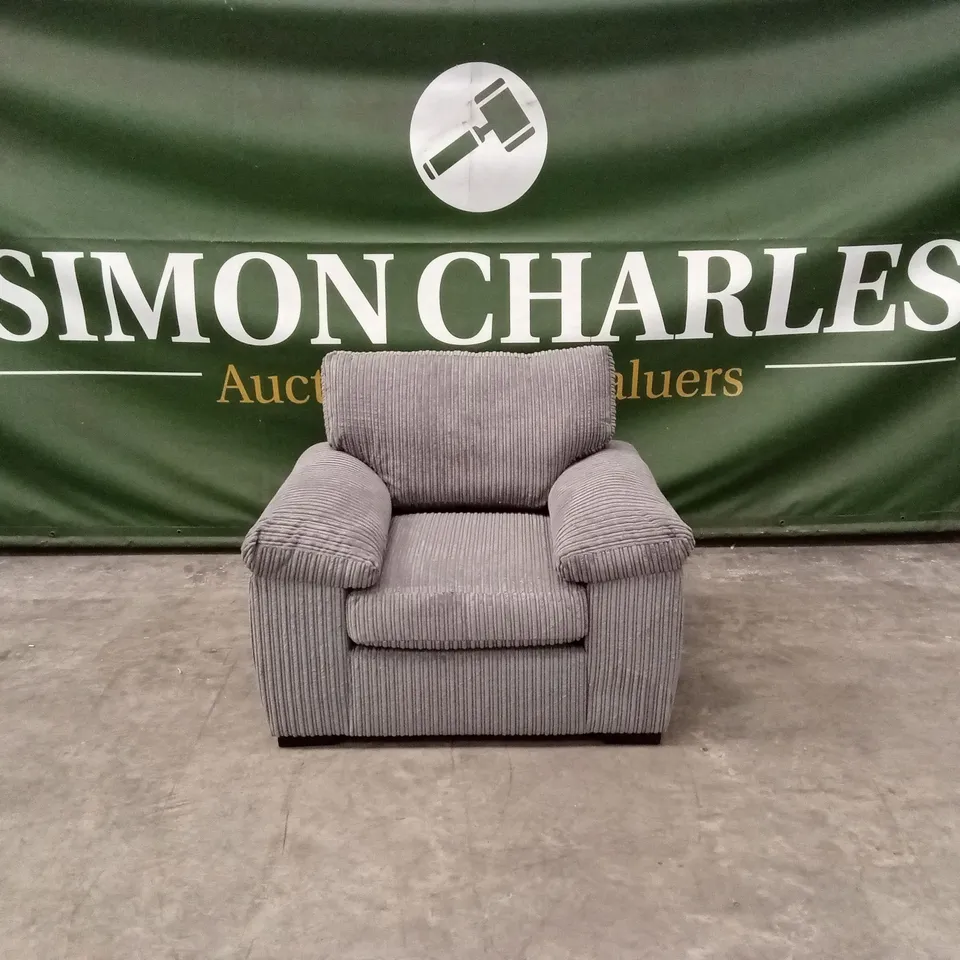 AMALFI FABRIC ARMCHAIR - CHARCOAL RRP £399