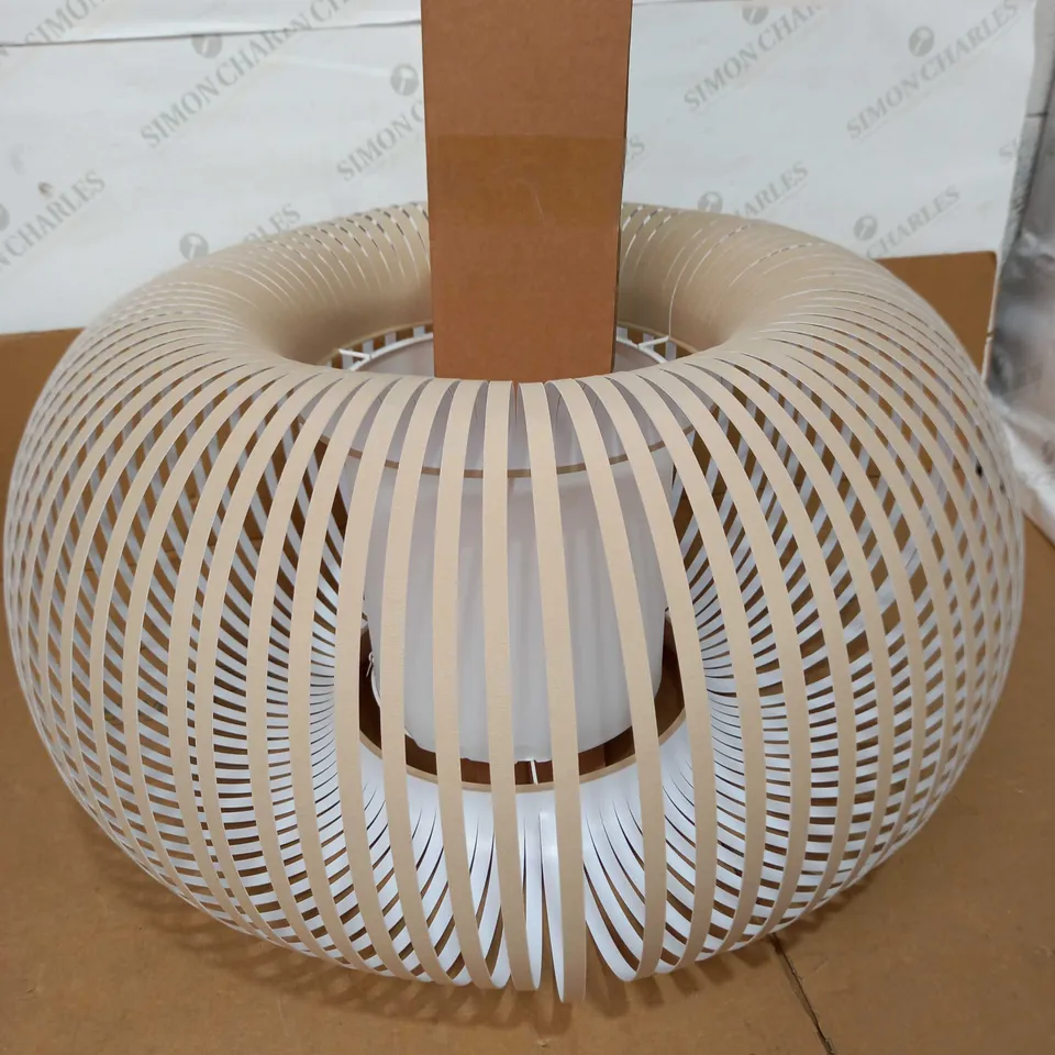 JOHN LEWIS HARMONY LARGE CREAM CEILING PENDANT LIGHT FITTING