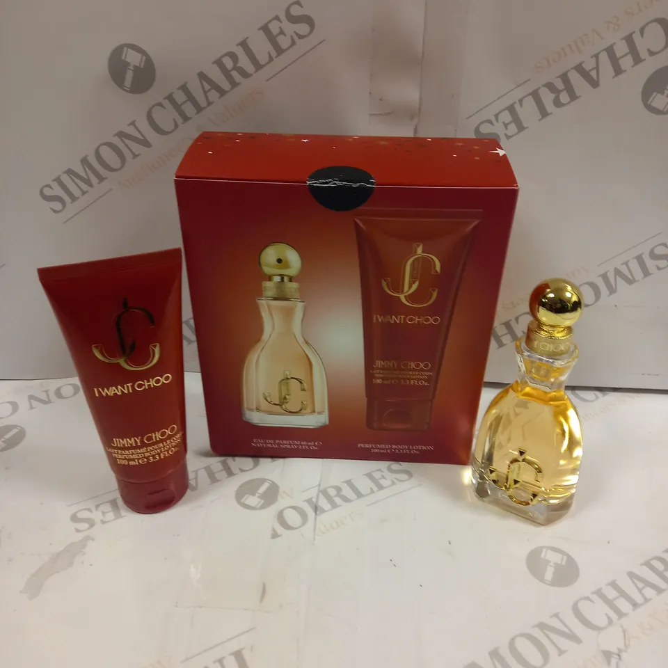 BOXED JIMMY CHOO I WANT CHOO 60ML EAU DE PARFUM 