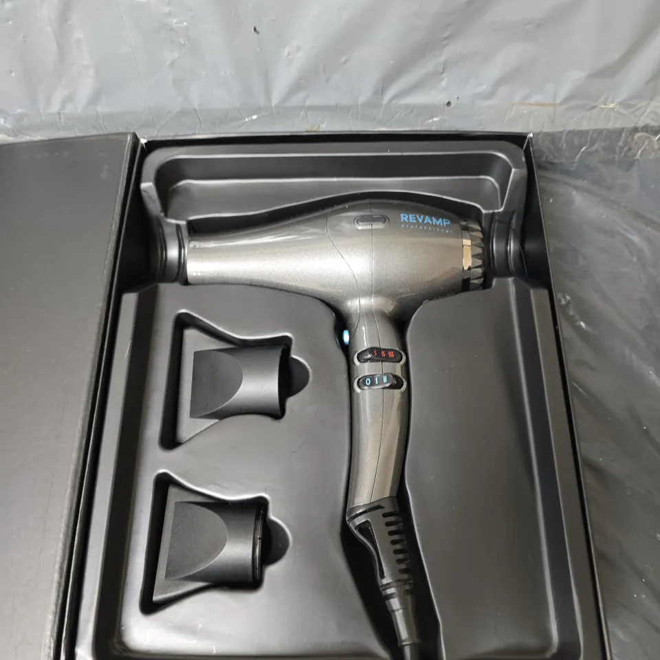 BOXED REVAMP PROGLOSS AIRSTYLE 6-IN-1 HAIR DRYER RRP £79.99
