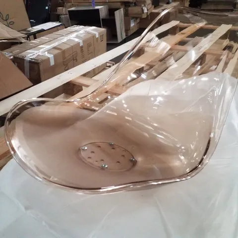 BOXED CLEAR PLASTIC DINING CHAIRS (SET OF 4)