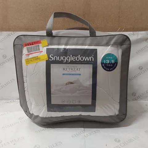 BAGGED RETREAT INDULGENT COTTON 13.5 TOG WINTER DUVET - KING SIZE