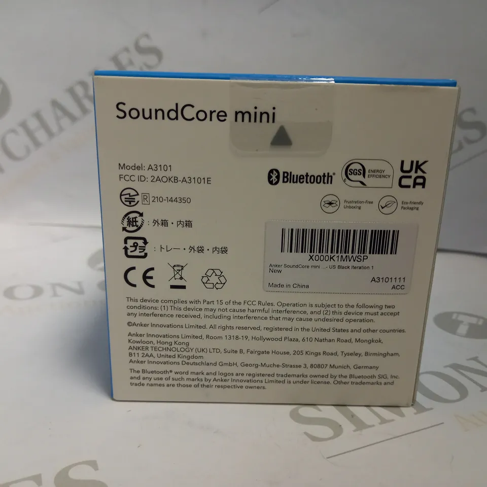SEALED BOXED ANKER SOUNDCORE MINI SPEAKER