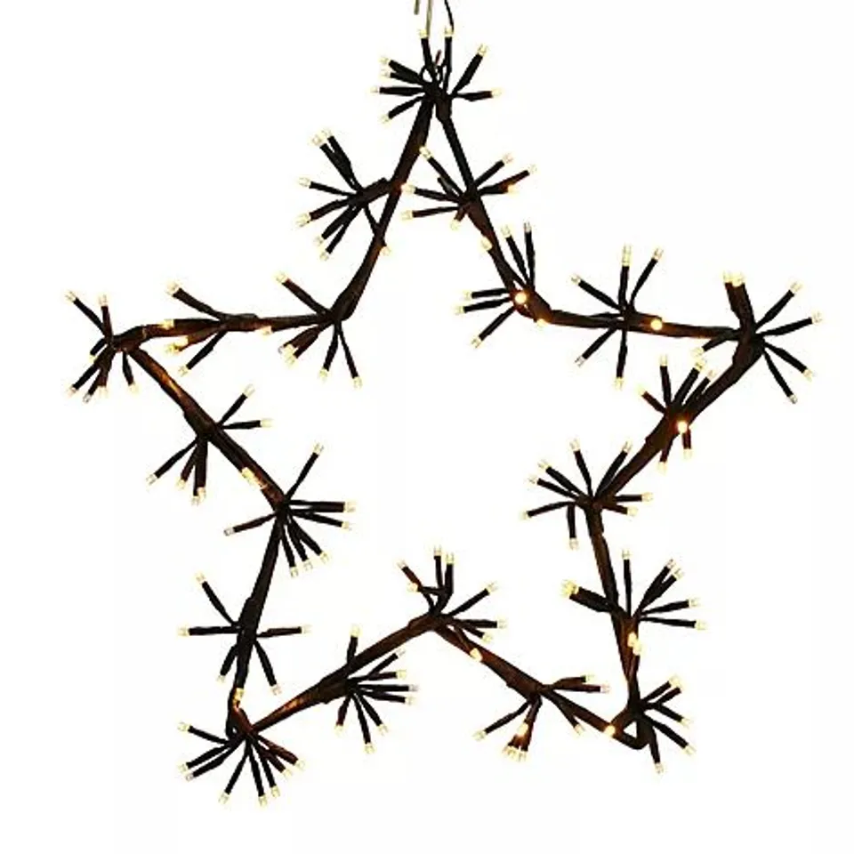 STARBURST LED WARM WHITE STAR DECO