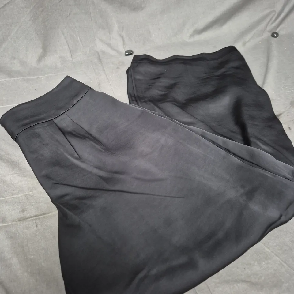 ALLSAINTS LEANNE TROUSERS - BLACK, UK 10 (US 6)