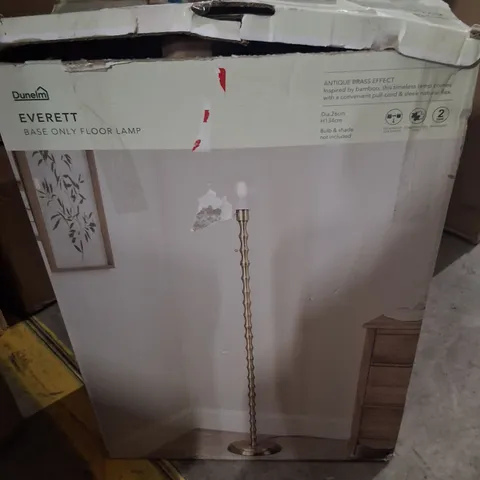 BOXED DUNELM EVERETT BASE-ONLY FLOOR LAMP