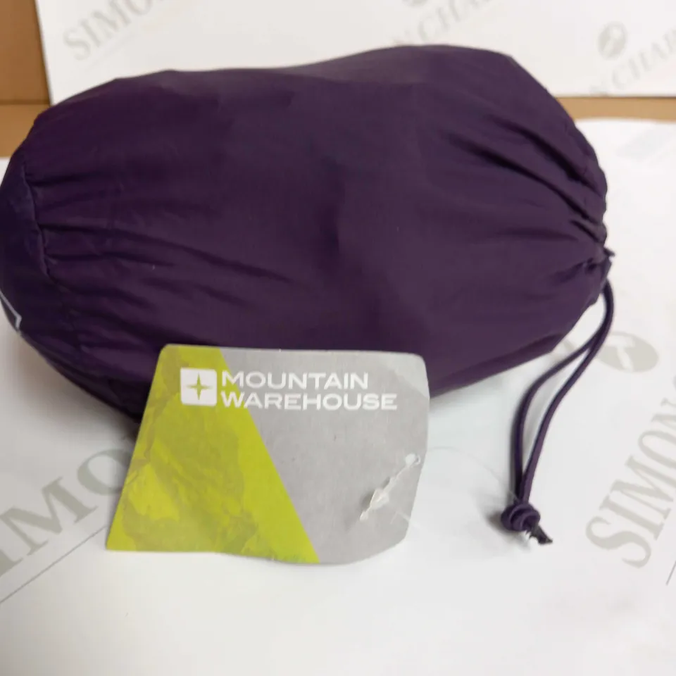 MOUNTAIN WAREHOUSE PAKKA KIDS WATERPROOF DARK PURPLE JACKET - SIZE 5-6