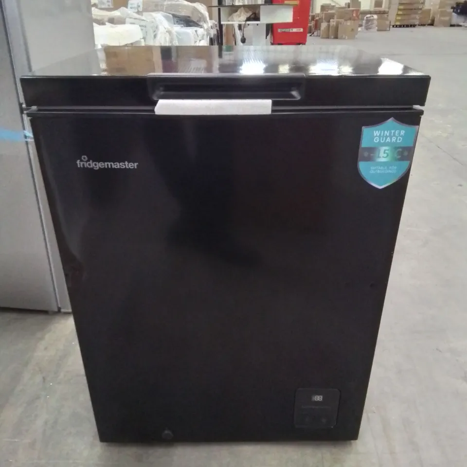 FRIDGEMASTER MCF142EB STATIC CHEST FREEZER - BLACK
