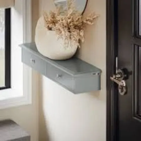 BOXED LAMARTINE WALL SHELF - GREY (1 BOX)