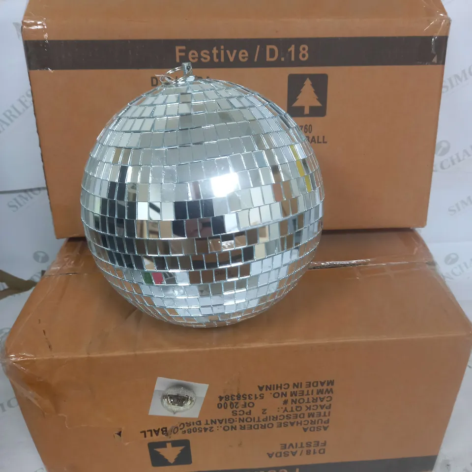 LOT OF 5 BRAND NEW GIANT DISCO BALLS