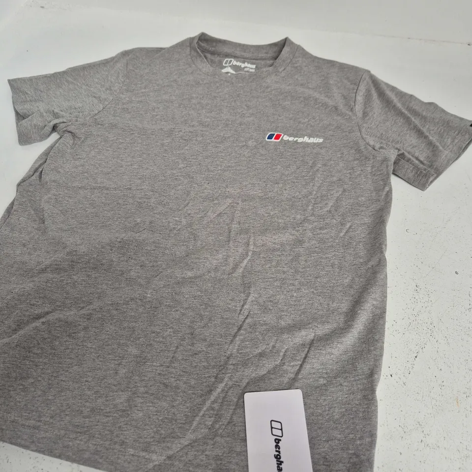 BERGHAUS CLASS LOGO TEE – GREY – UK M