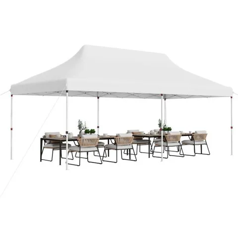 BOXED COSTWAY 300 X 600cm POP UP CANOPY TENT WITH CARRYING BAG 