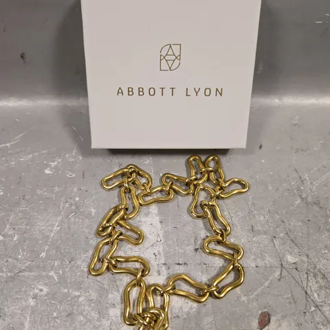 ABBOTT LYON MOLTEN LINK NECKLACE 