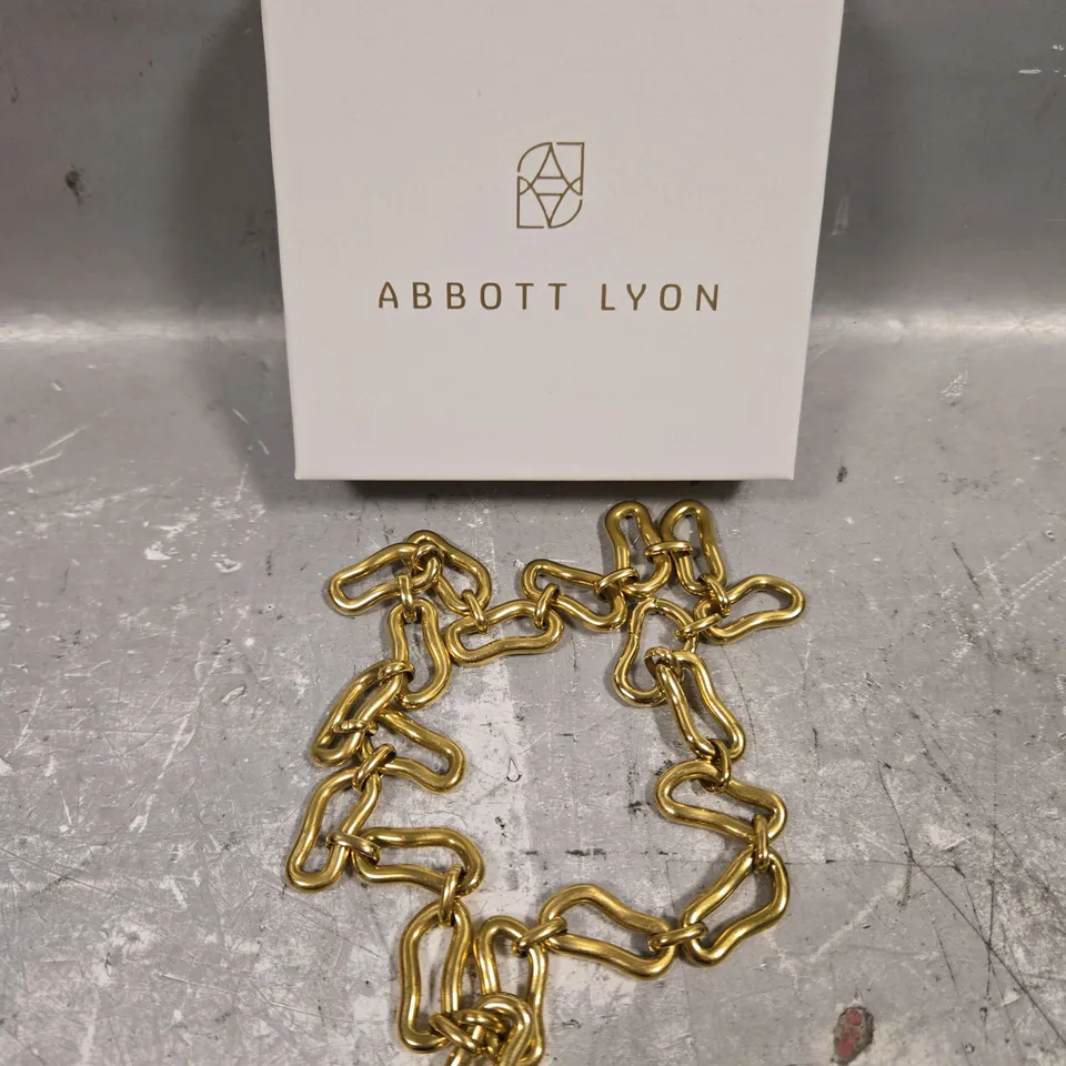 ABBOTT LYON MOLTEN LINK NECKLACE 