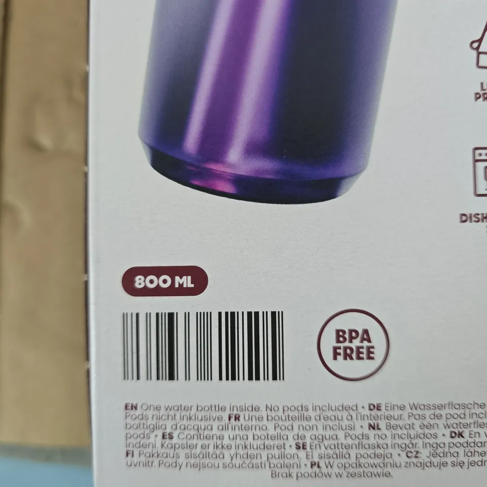 AIR UP 800ML WATER BOTTLE – PURPLE GRADIENT LID (BOXED)