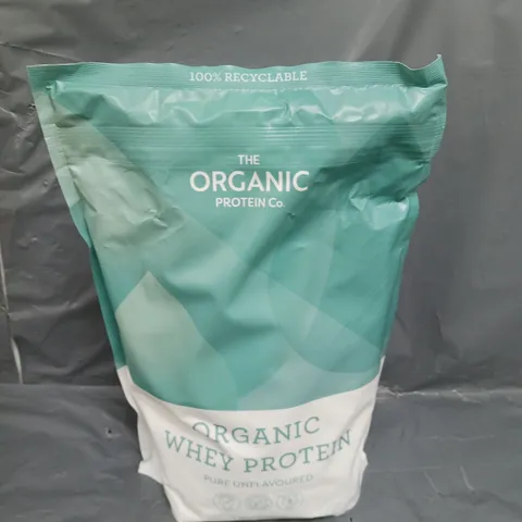 ORGANIC WHEY PROTEIN PURE UNFLAVOURED 1.2KG