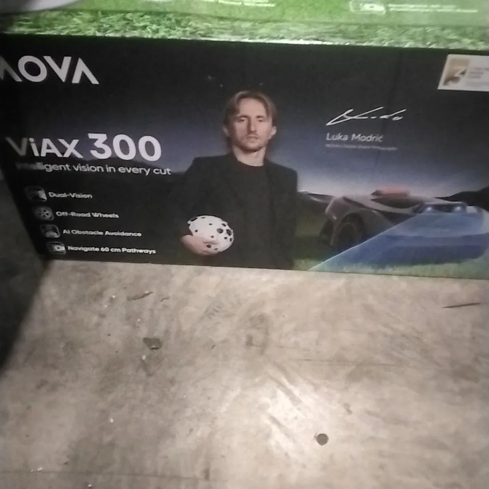 BOXED MOVA VIAX 300 ROBOTIC LAWN MOWER MVVV1200 GREY