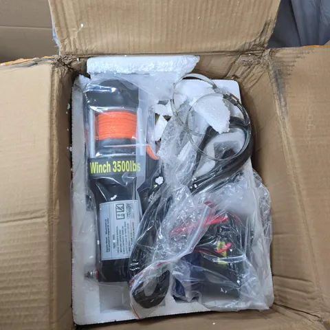 WINCH 3500LBS – PORTABLE WINCH WITH CABLE (BOXED)