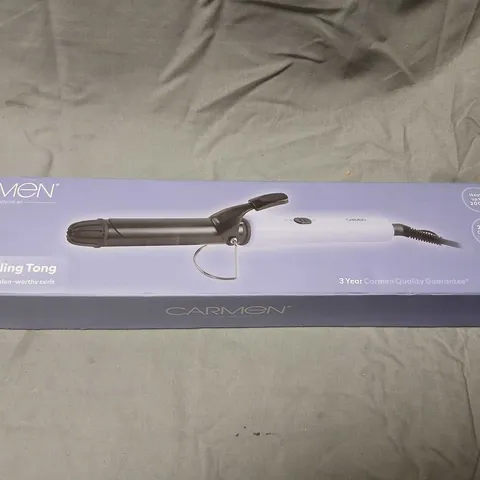 CARMEN 25MM CURLING TONG – BOXED HAIR STYLING TOOL