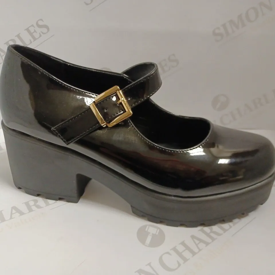 KOI VEGAN TIRA BLACK MARY JANES 'PATENT EDITION' - SIZE 7