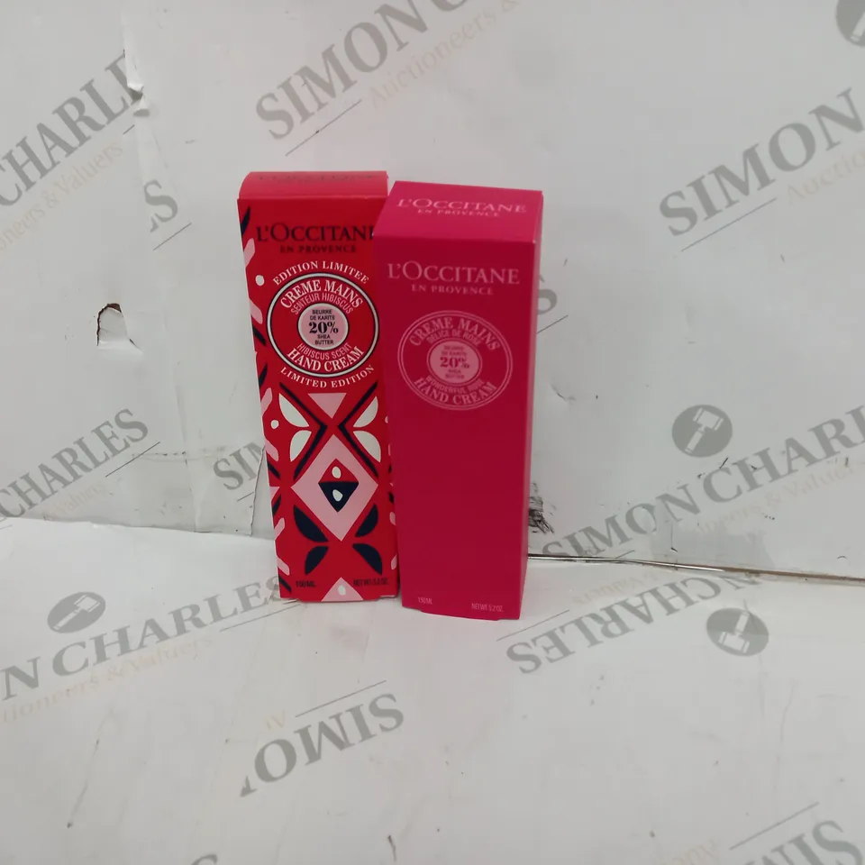 LOCCITANE 2 PIECE HAND CREAM SET