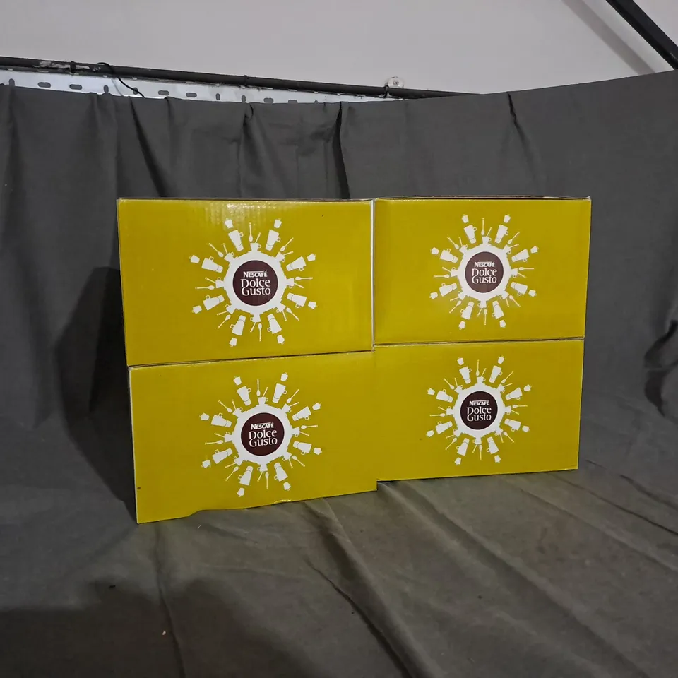 4 BOXED PAIR OF NESCAFÉ DOLCE GUSTO COLD DRINKING CLASSES - COLLECTION ONLY