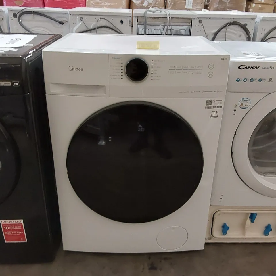 MIDEA MF20ED80WB FREESTANDING WASHER DRYER, BLDC MOTOR, BRIGHT LED DISPLAY LUNAR DIAL, HEALTH GUARD, STEAM, 1400RPM, 8KG/6KG LOAD, APP CONTROL, WHITE [ENERGY CLASS A]