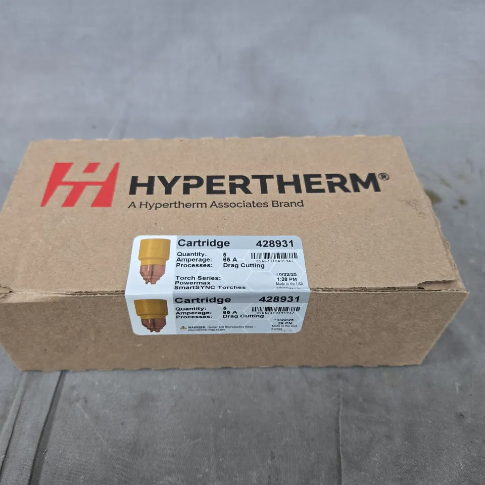HYPERTHERM CARTRIDGE 428931 –5 PACK