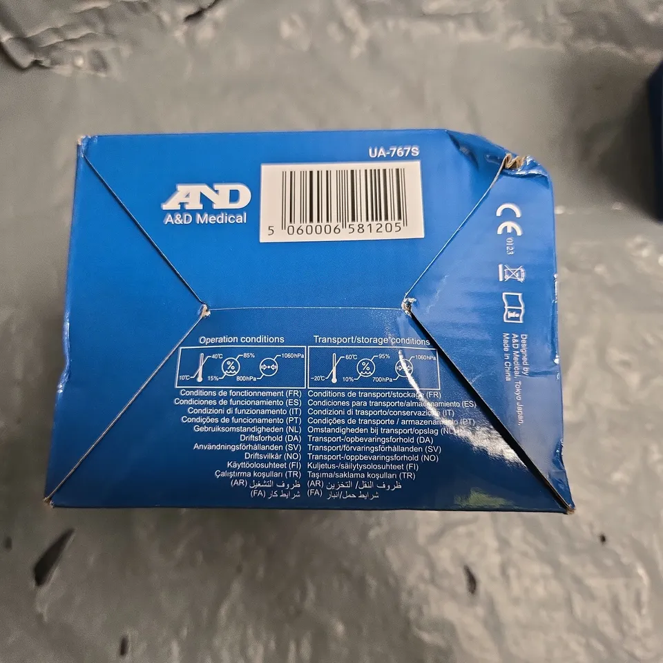 A&D MEDICAL BLOOD PRESSURE MONITOR UA-767S