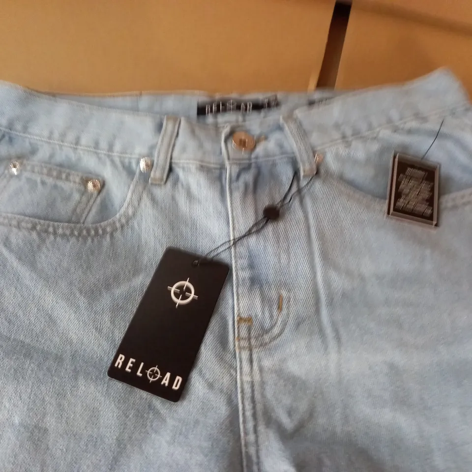 RELOAD MENS STRAIGHT LEG JEANS - W32 L32