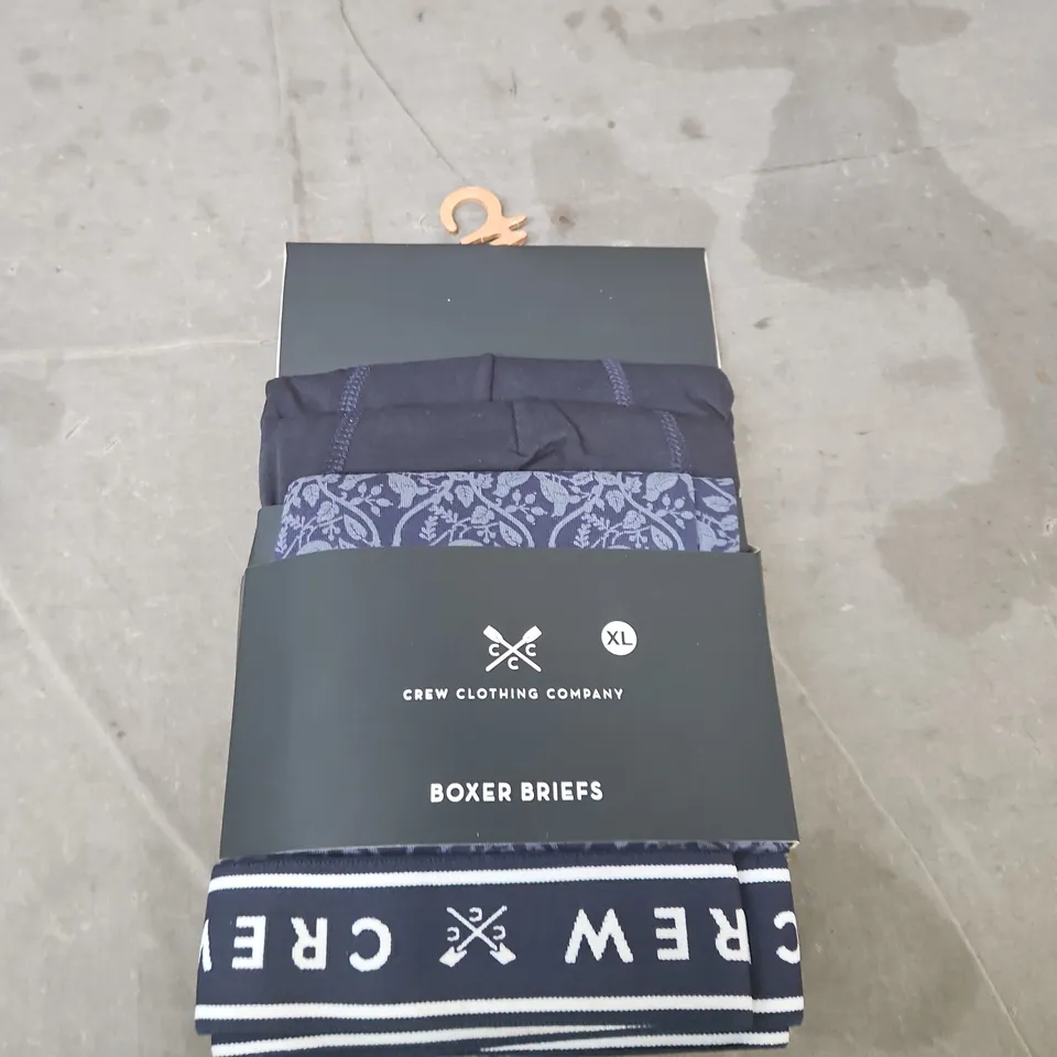 CREW CLOTHING COMPANY BOXER BRIEFS – MEN’S UNDERWEAR, XL