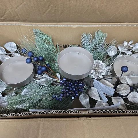 BLUEBERRY DECORATIVE CANDLE HOLDER