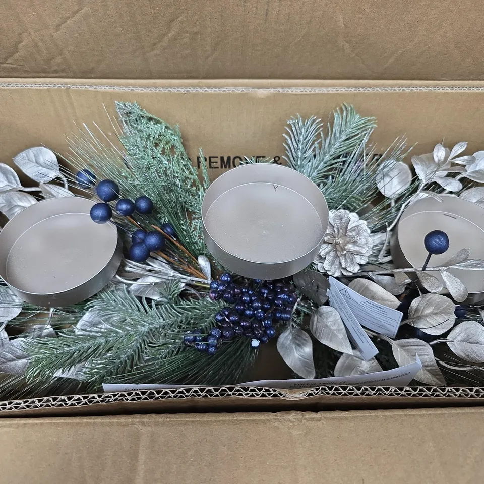 BLUEBERRY DECORATIVE CANDLE HOLDER RRP £21.99