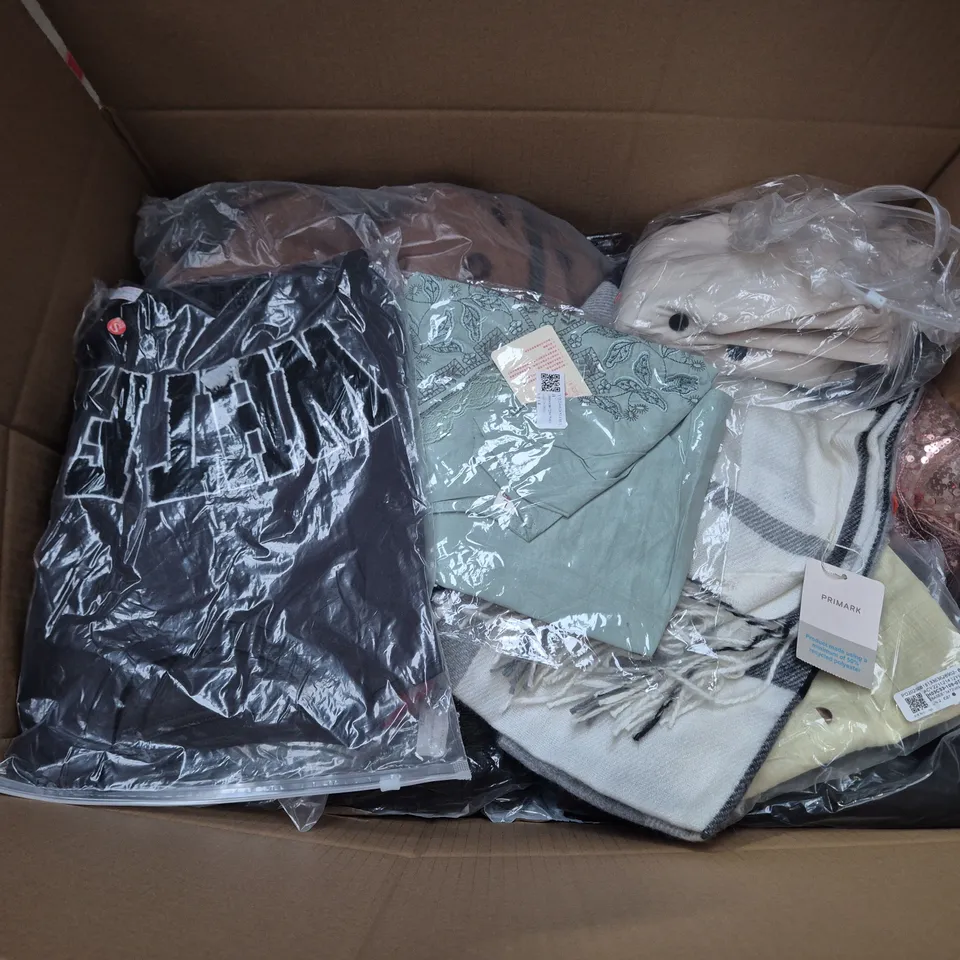 APPROXIMATELY 25 ASSORTED CLOTHING AND FASHION PRODUCTS IN VARIOUS STYLES AND SIZES - COLLECTION ONLY