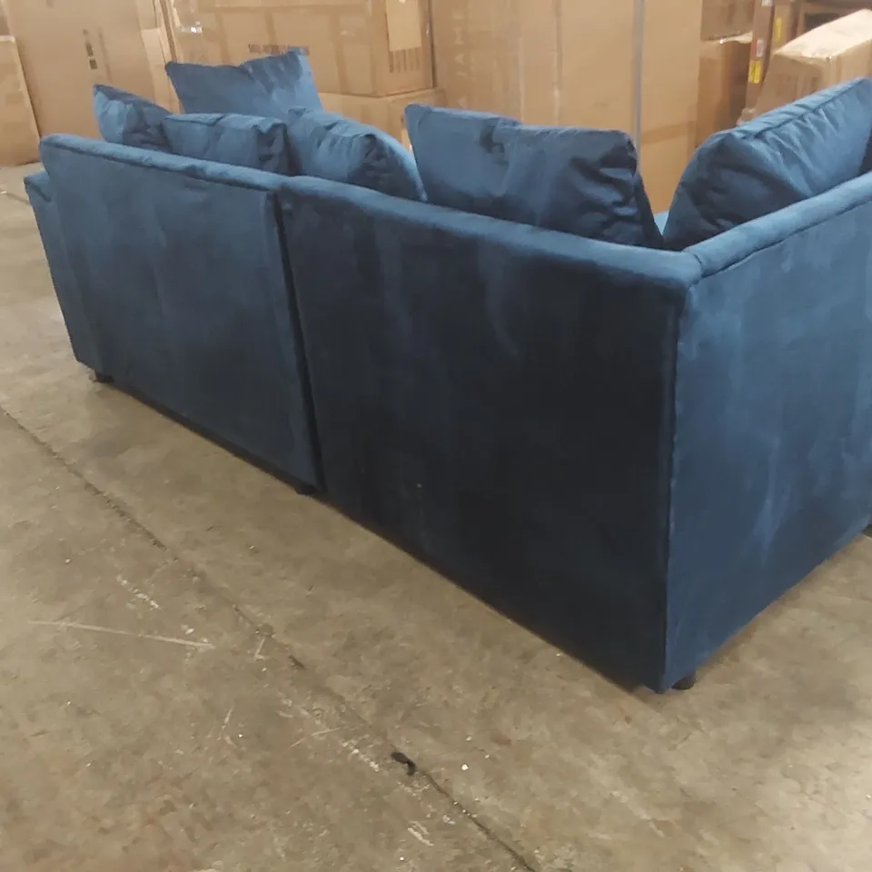 QUALITY DESIGNER 4 SEATER VELVET CORNER SECTIONAL SOFA