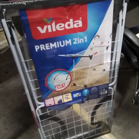 PACKAGED VILEDA PREMIUM 2 IN 1 CLOTHES AIRER