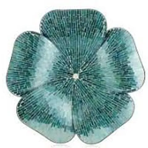 GARDEN REFLECTIONS FLORAL MOSAIC WALL HANGING