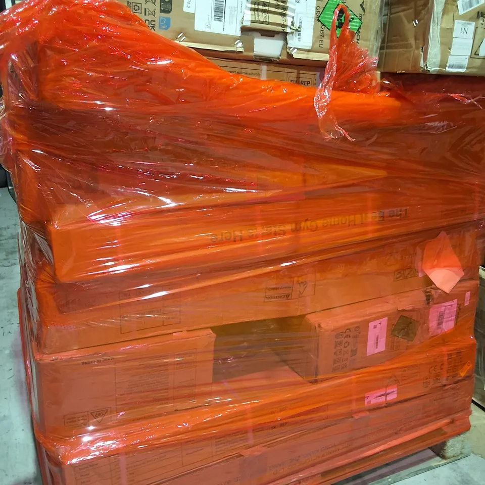 PALLET OF APPROXIMATELY 10 ASSORTED HOUSEHOLD ITEMS TO INCLUDE MERCHANDISE MAGNETIC ROWING MACHINE AND MR-T21 TREADMILL