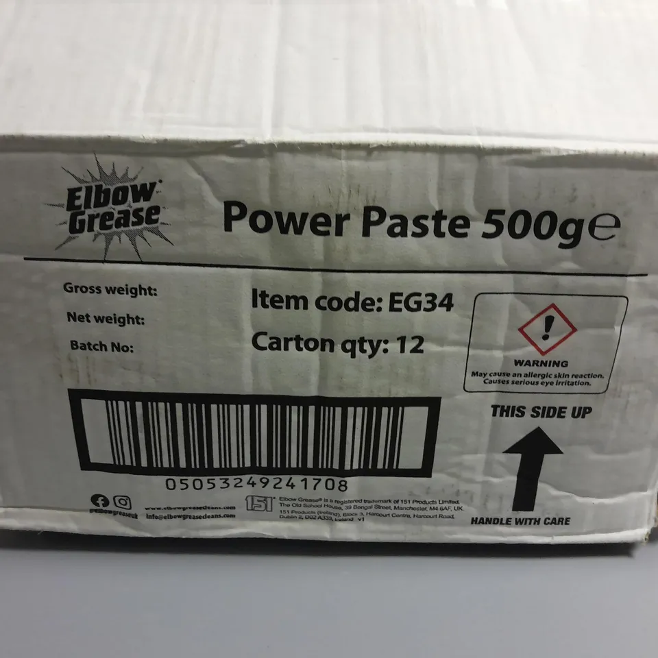 12 ELBOW GREASE POWER PASTE 500g