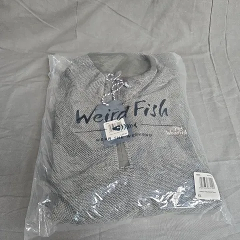 WEIRD FISH ERRILL ECO 1/4 ZIP FLEECE SIZE XL