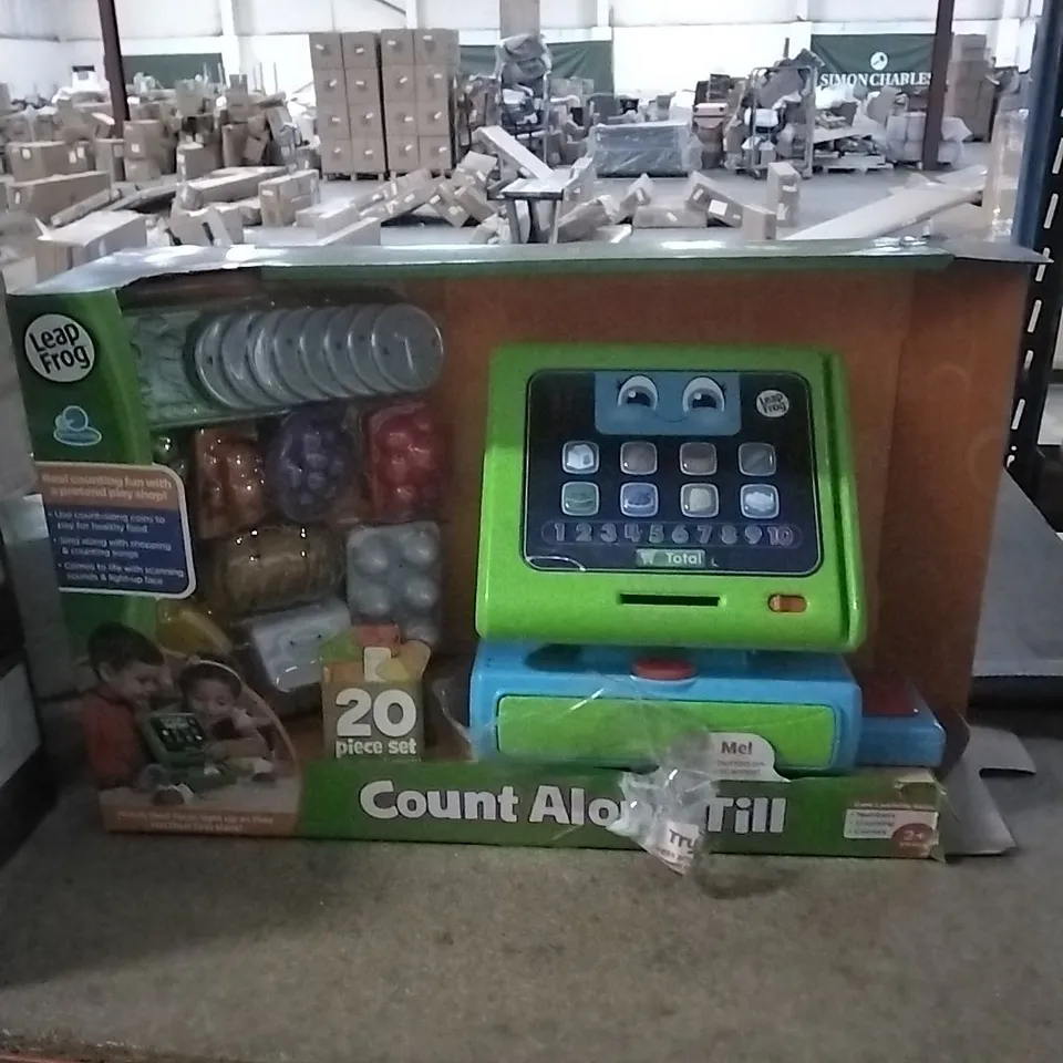 BOXED LEAP FROG COUNT ALONG TILL WITH ACCESSORIES 